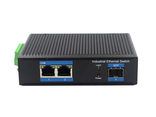 OPK-4500-1GX2GT 10/100/1000Base-TX (PoE) a 1000Base-FX Convertidor de medios industriales