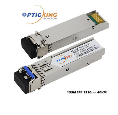 Módulo óptico del transmisor-receptor de Opticking 1310nm los 40km 155Mbps SFP