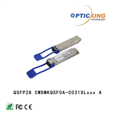 módulo óptico de la fibra de 1311nm 1331nm 100G QSFP28 CWDM4 el 10km